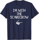 I'm With The Scarecrow Halloween Costume Couples Matching T-Shirt - T-Shirt | Navy