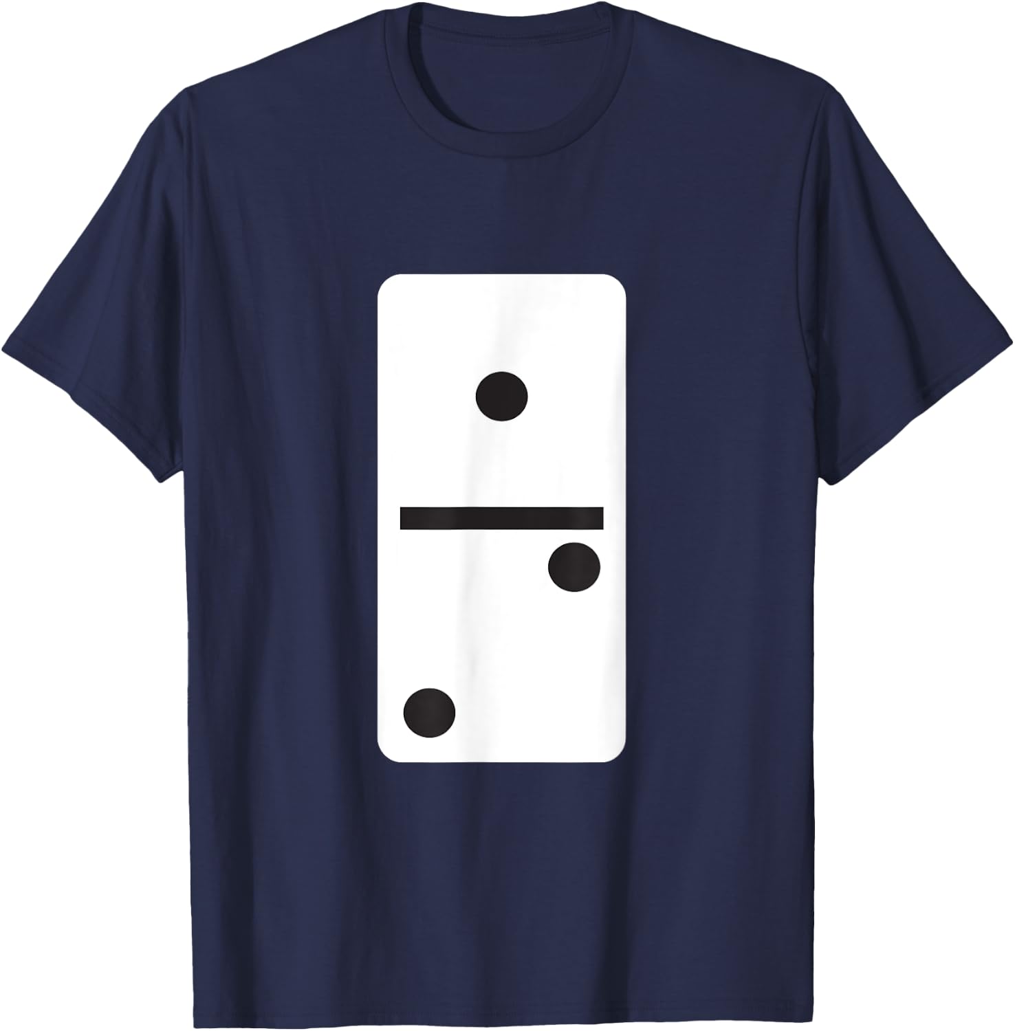 One Two Dominoes Halloween Costume Domino Game T-Shirt - T-Shirt | Navy