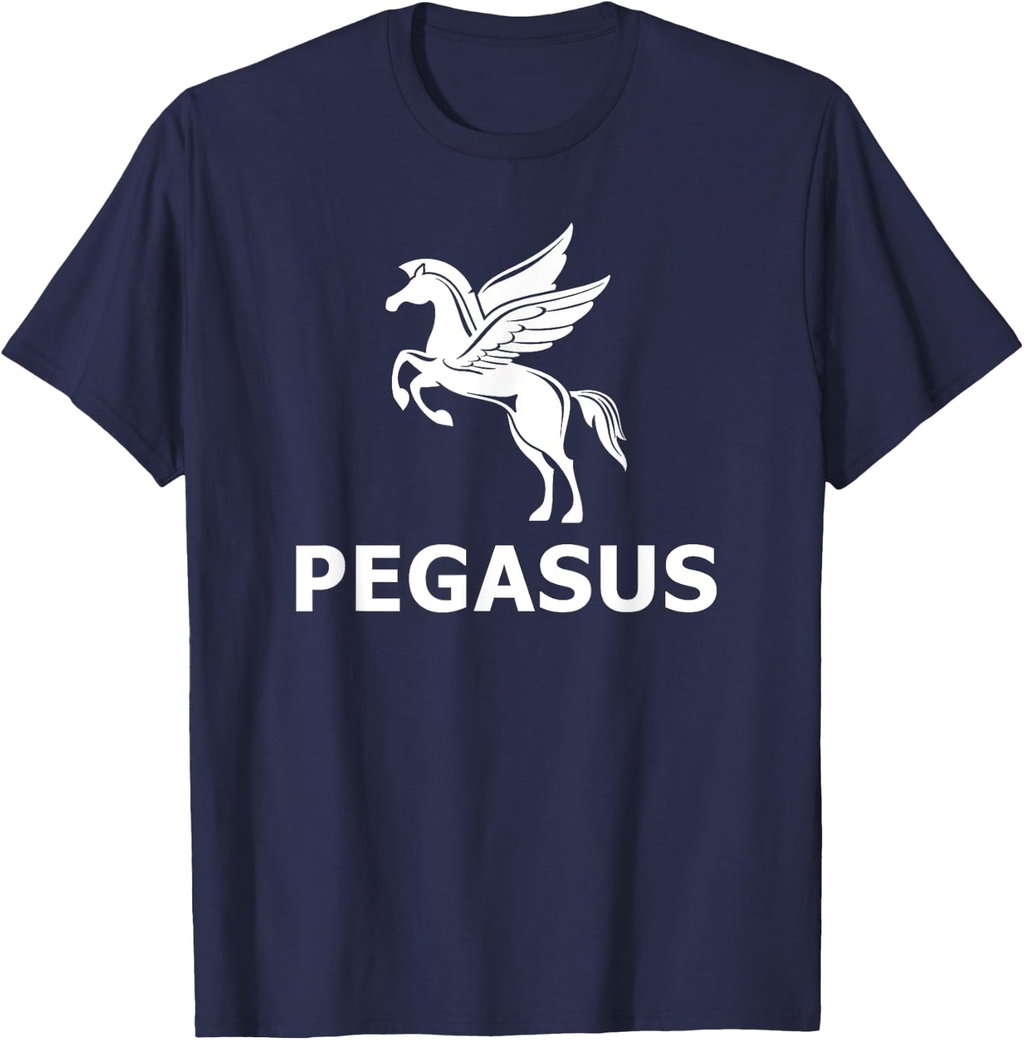 Pegasus Greek Mythology Divine Horse T-Shirt - T-Shirt | Navy