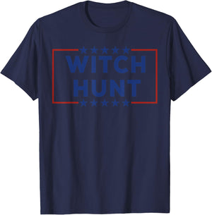 Funny Witch Hunt, Donald Trump Halloween Costume T-Shirt - T-Shirt | Navy
