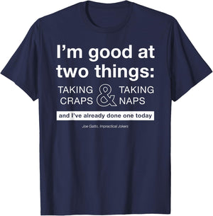 Impractical Jokers Craps & Naps T-Shirt - T-Shirt | Navy