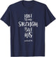 Not By My Strength But His Zechariah 4:6 Bible Verse design T-Shirt - T-Shirt | Navy
