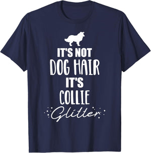 It's not dog hair, it's Collie T-Shirt - T-Shirt | Navy
