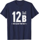 12 Bravo Army Combat Engineer Soldier T-Shirt - T-Shirt | Navy