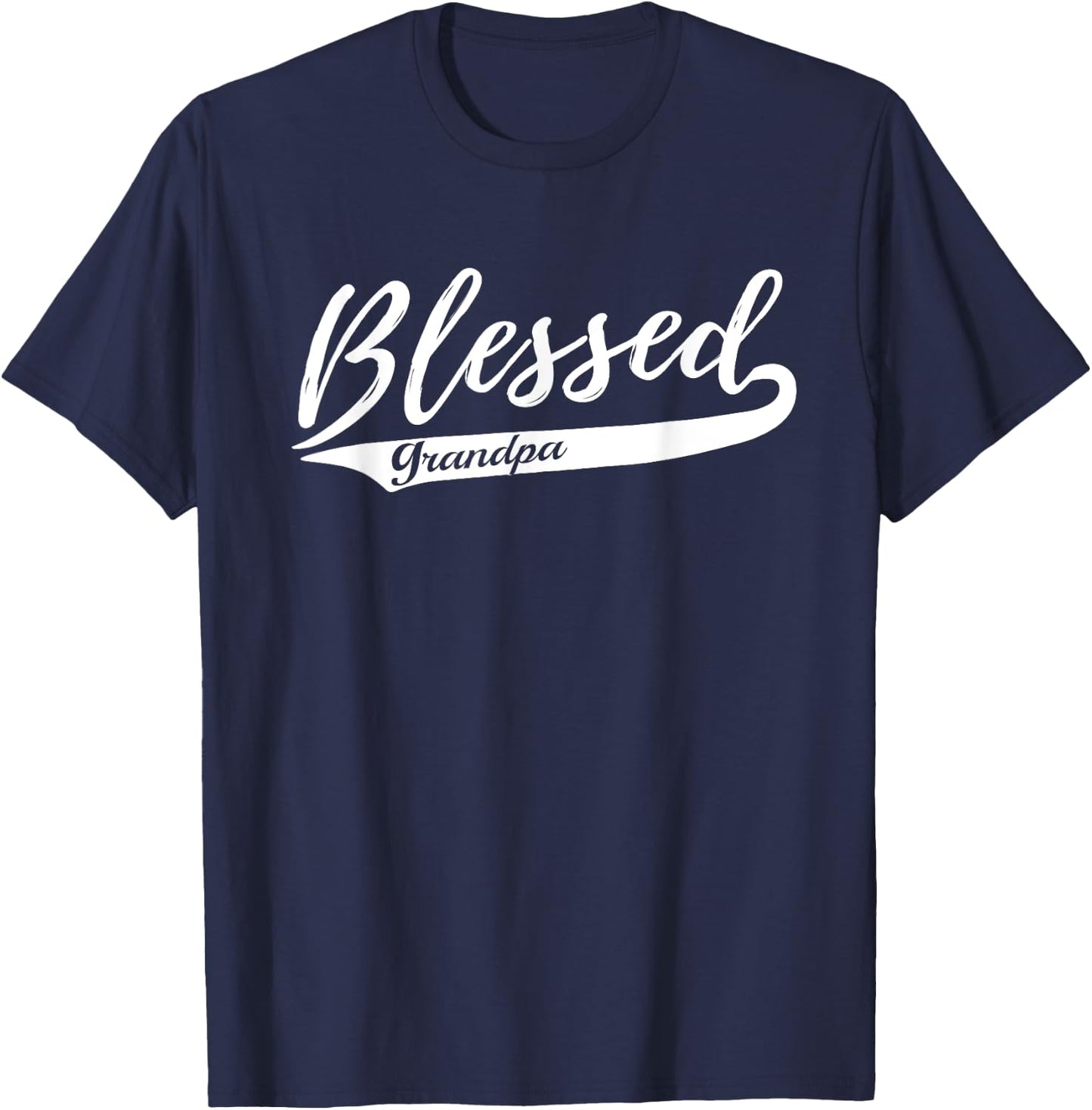 Blessed Grandpa: for Christians T-Shirt - T-Shirt | Navy