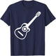 Acoustic guitar T-Shirt - T-Shirt | Navy
