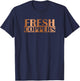 Fresh Coppers Foams Sneaker Foamposite Match T-Shirt - T-Shirt | Navy