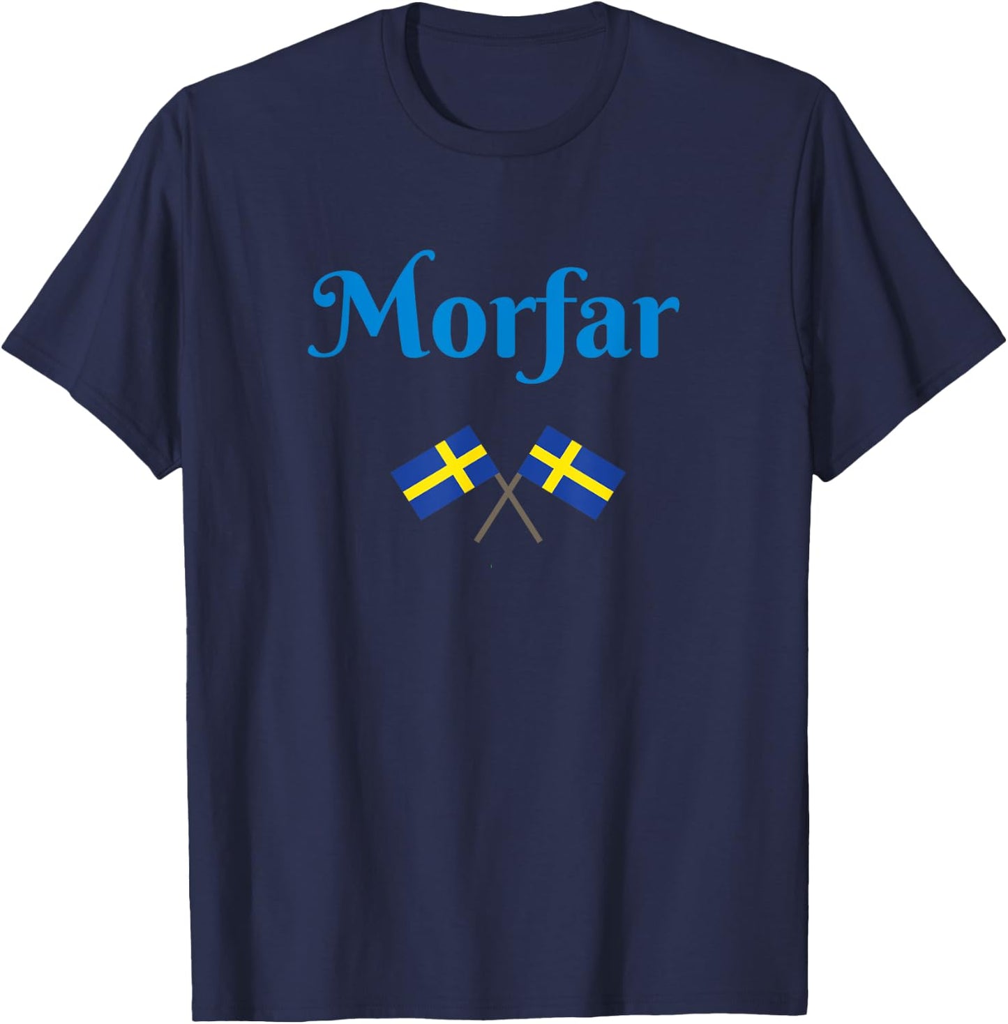 Morfar Swedish Grandfather Mother's Father T-Shirt - T-Shirt | Navy