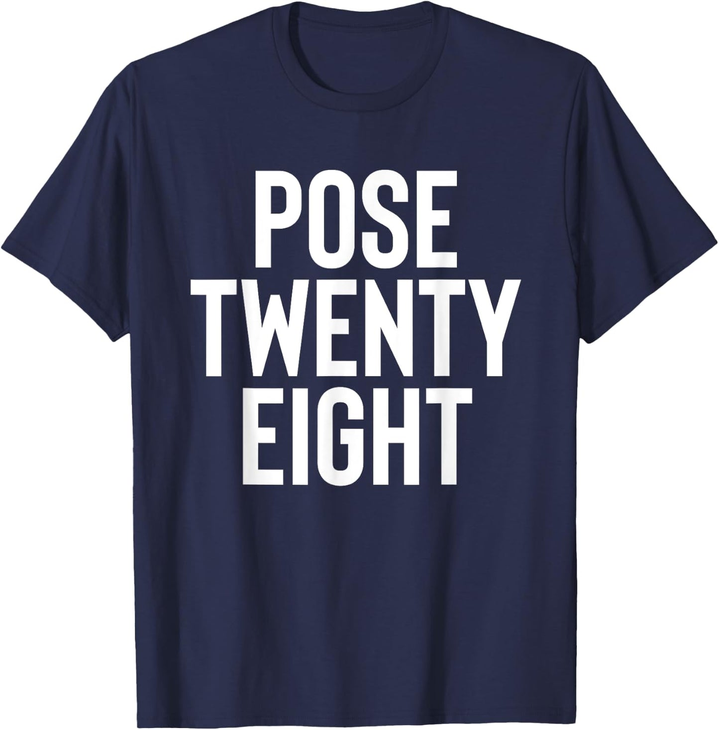 Pose 28 Twenty Eight T-Shirt - T-Shirt | Navy