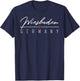 Wiesbaden Germany Shirt , Men, Girls & Boys T-Shirt - T-Shirt | Navy