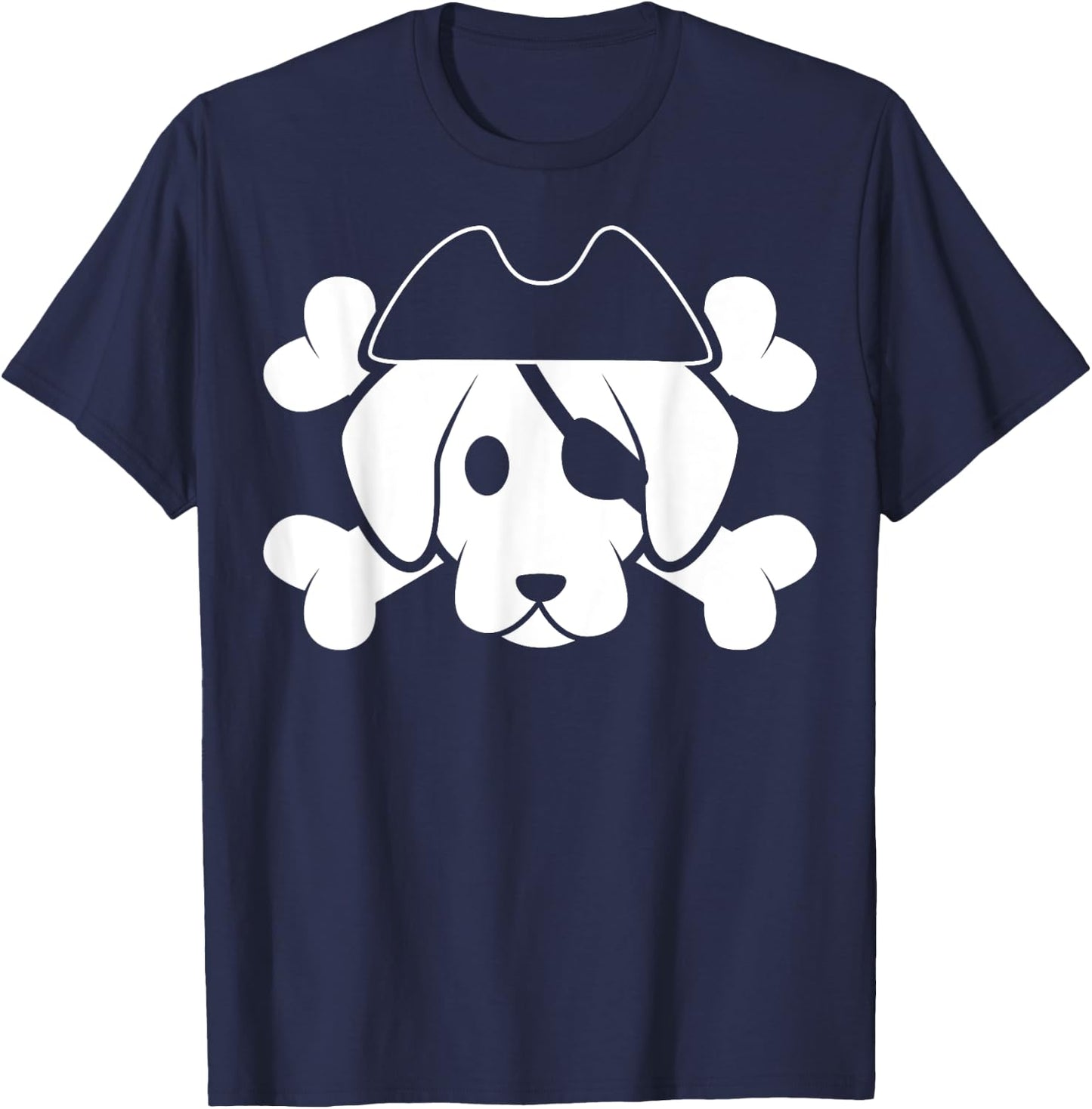 Pirate Dog T-Shirt - T-Shirt | Navy