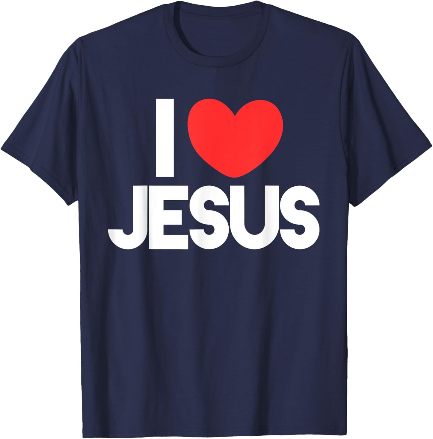 I love Jesus T-Shirt - T-Shirt | Navy