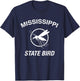 Funny Mississippi State Bird Mosquito T Shirt T-Shirt - T-Shirt | Navy