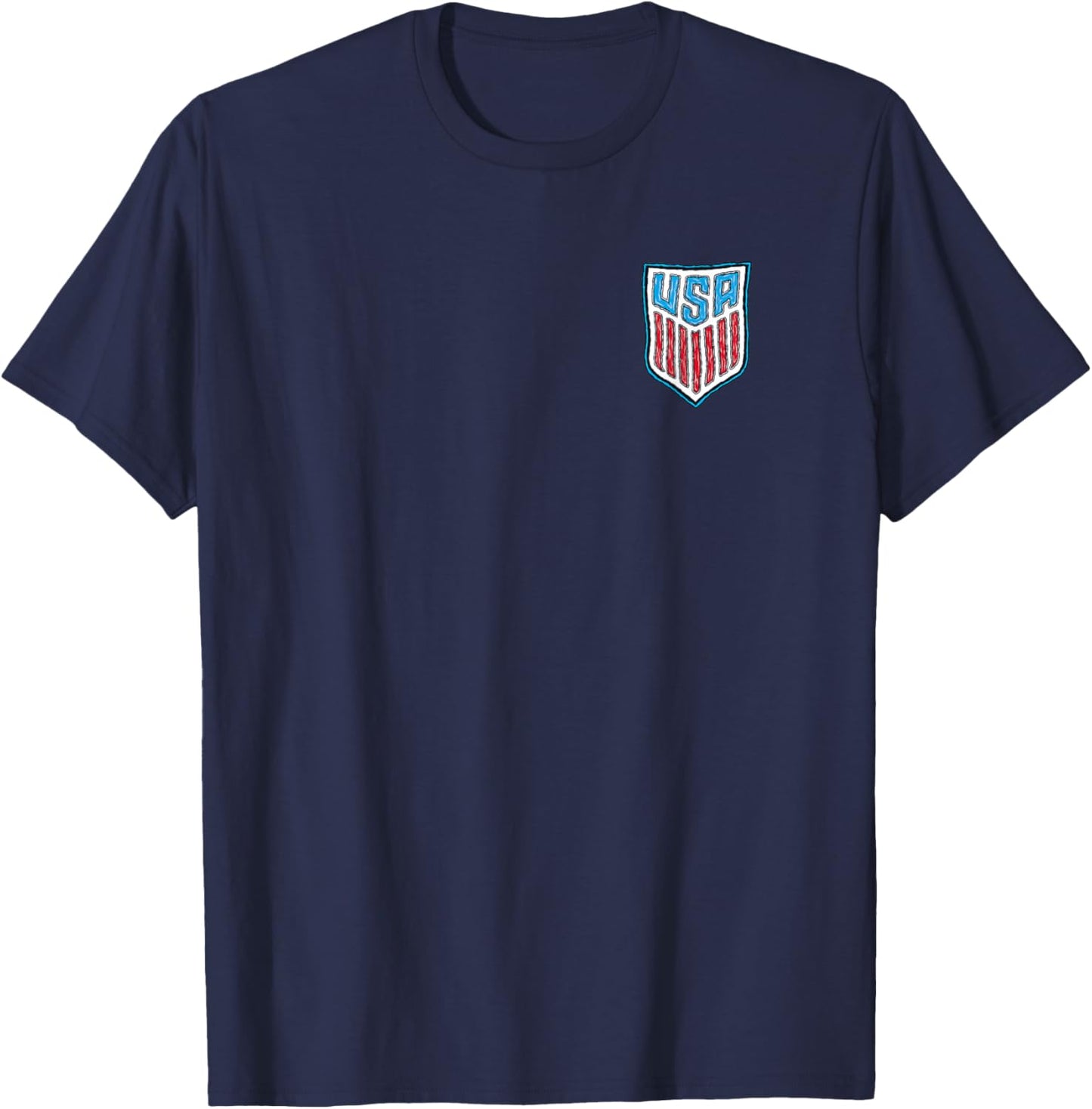 United States Soccer Spiral Goal USMNT Officially Licensed T-Shirt - T-Shirt | Navy