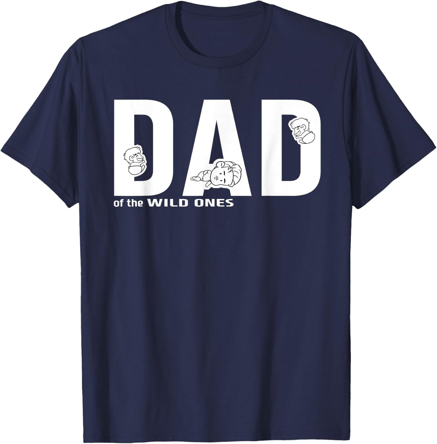 Dad Shirts Funny Proud Father Shirt Gag Parenting T-Shirt - T-Shirt | Navy