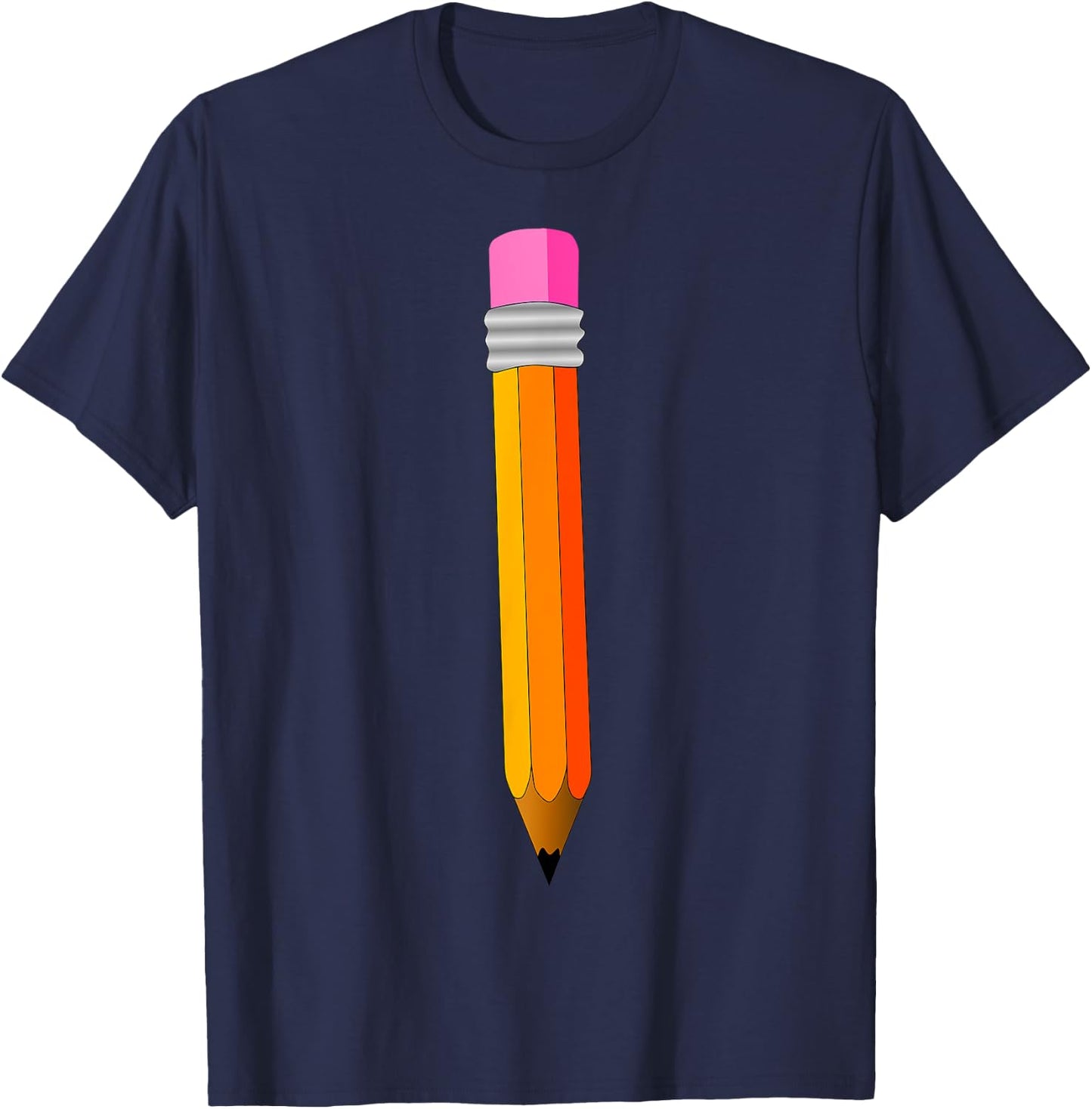 Pencil Costume Shirt Funny Office School Supply Product T-Shirt - T-Shirt | Navy