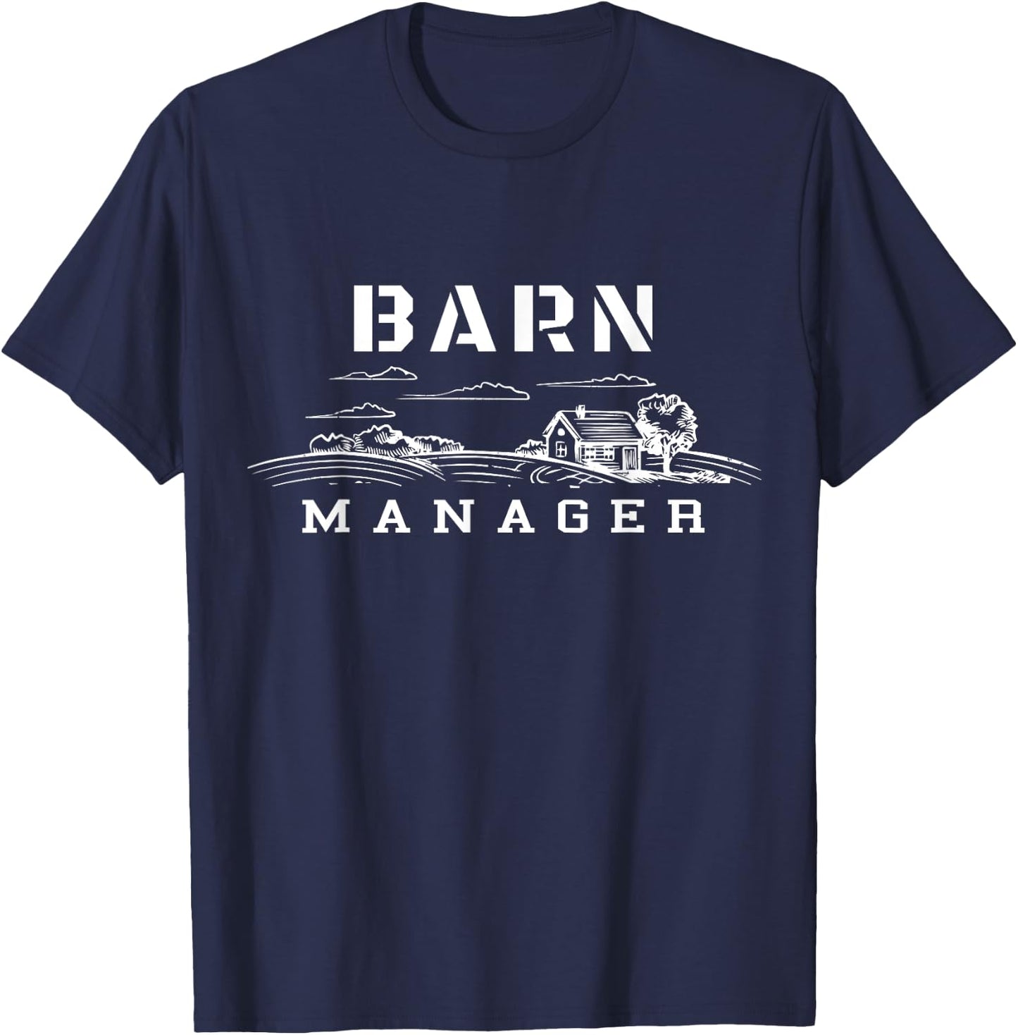 Barn Manager T-Shirt - T-Shirt | Navy
