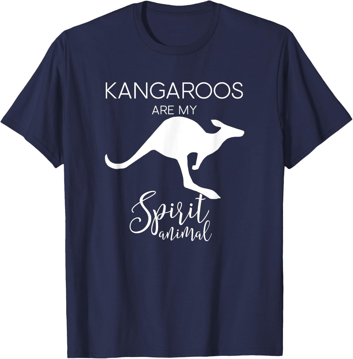 Kangaroo Joey Spirit Animal J000384 T-Shirt - T-Shirt | Navy