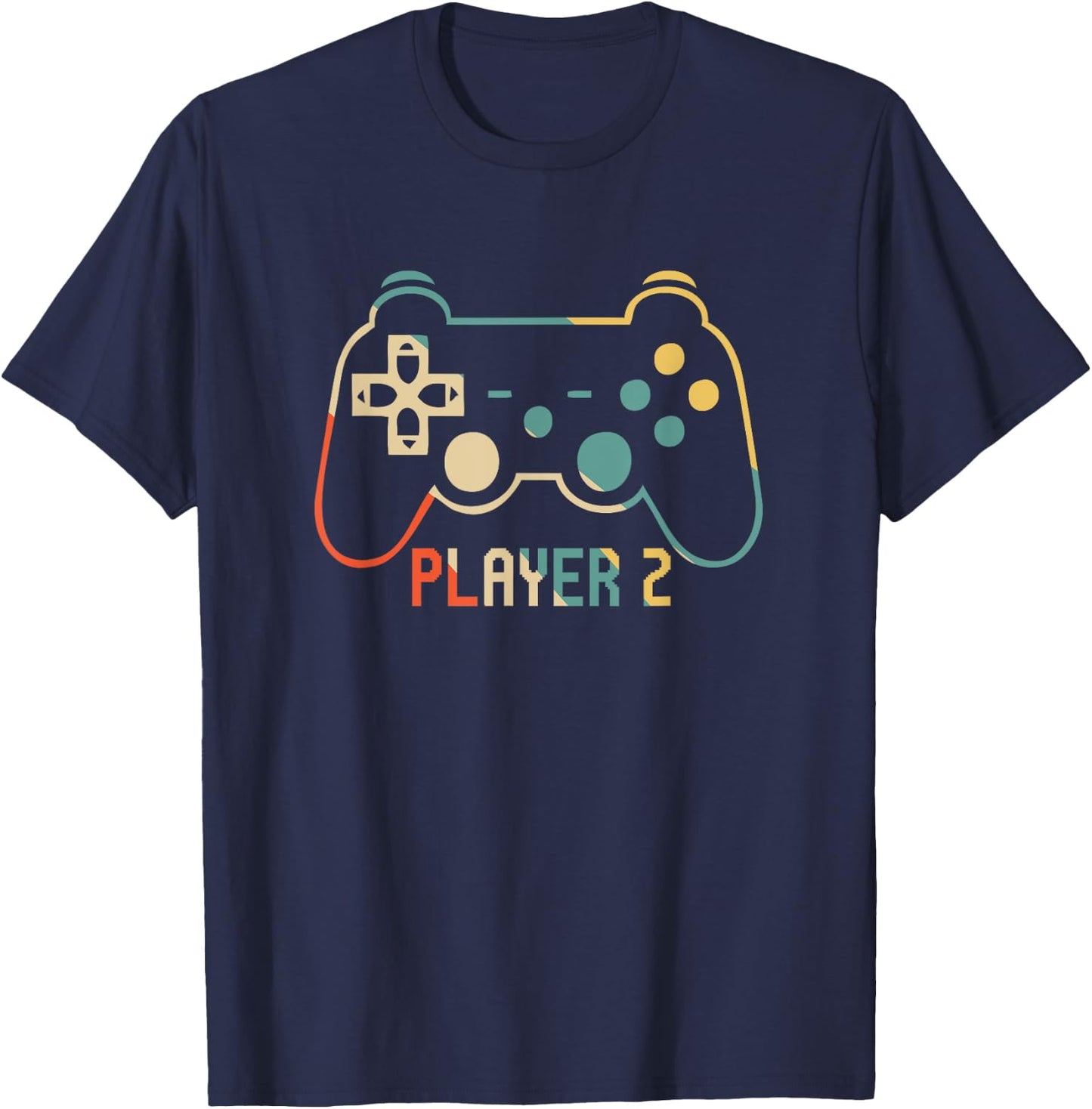 Matching Gamer for Dad, Mom & kids Player 1,2,3 T-Shirt - T-Shirt | Navy