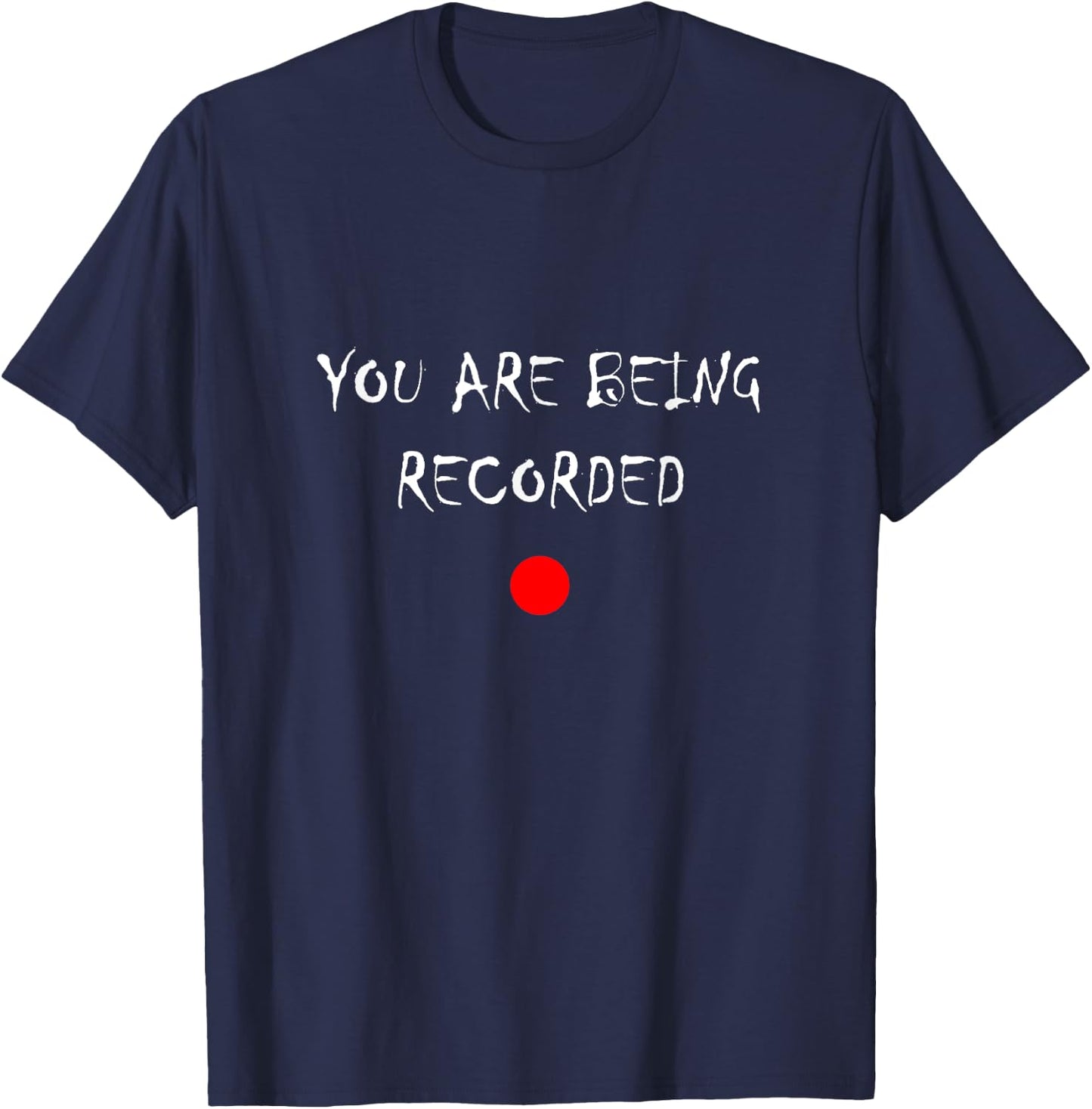 My Boo Matching Halloween Couples Funny You Are Being Recorded Apparel -Adults , Black, Small, Short Sleeve T-Shirt - T-Shirt | Navy