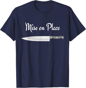 Chef Shirt Mise en Place T-Shirt - T-Shirt | Navy