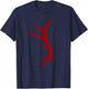 Elk Hunting Bull Antler Shed T-Shirt - T-Shirt | Navy