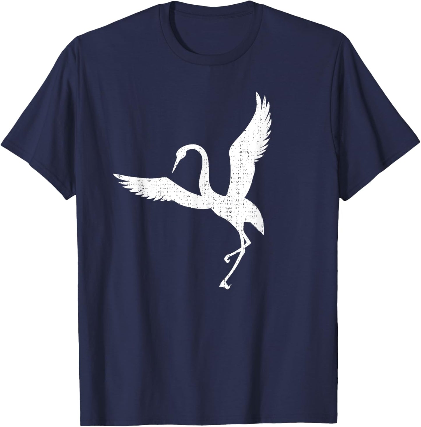 Sandhill Crane Heron design T-Shirt - T-Shirt | Navy