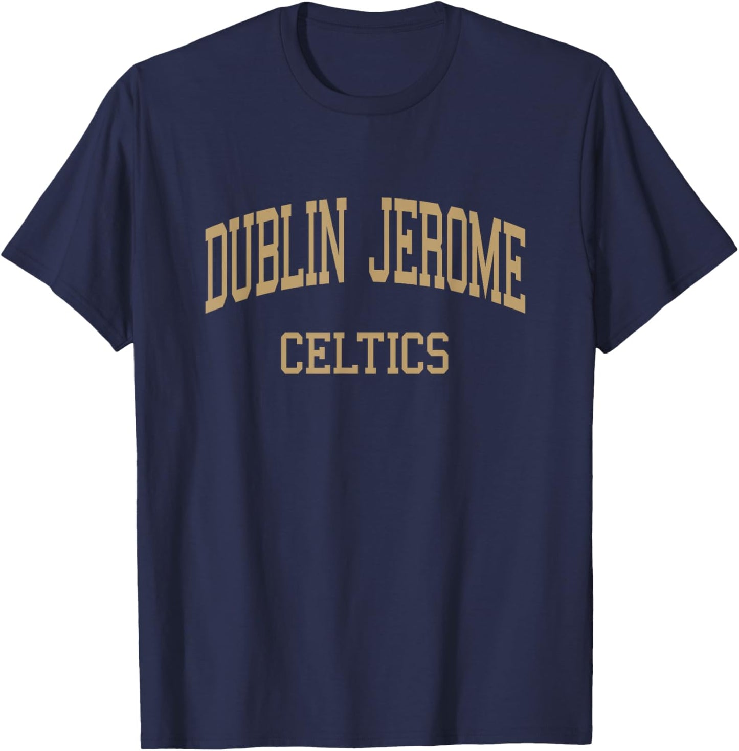 Dublin Jerome High School HS Dublin OH Retro Sports T-Shirt - T-Shirt | Navy
