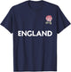 England Rugby Style (Vintage Rose Crest) T-Shirt - T-Shirt | Navy