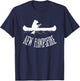 New Hampshire Shirt | NH Bear Canoe Lake T-Shirt - T-Shirt | Navy