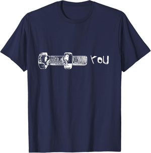 Screw you shirt - screw you t shirt black T-Shirt - T-Shirt | Navy
