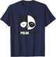 Funny Bipolar Panda Polar Bear Manic Depressive T-Shirt - T-Shirt | Navy