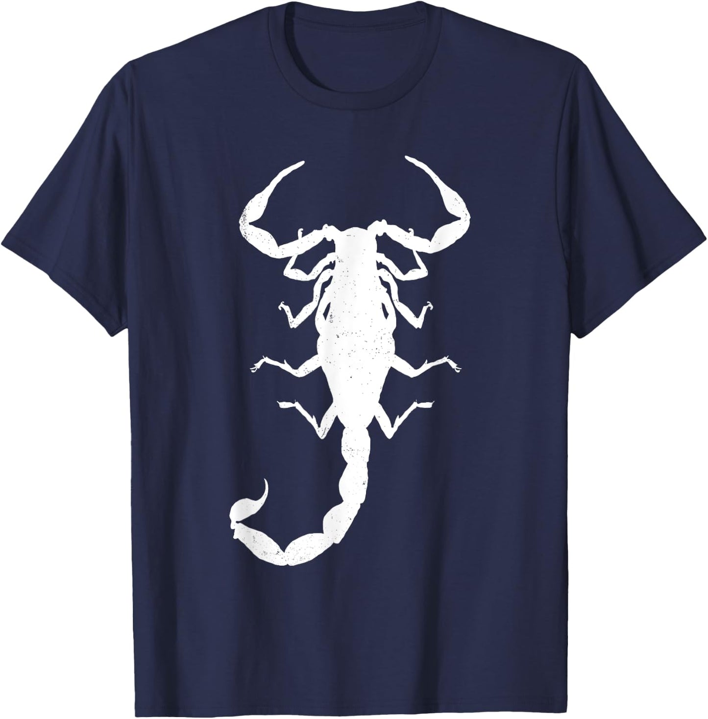 Cool Scorpion Design , Women, Teens Kids White Print T-Shirt - T-Shirt | Navy