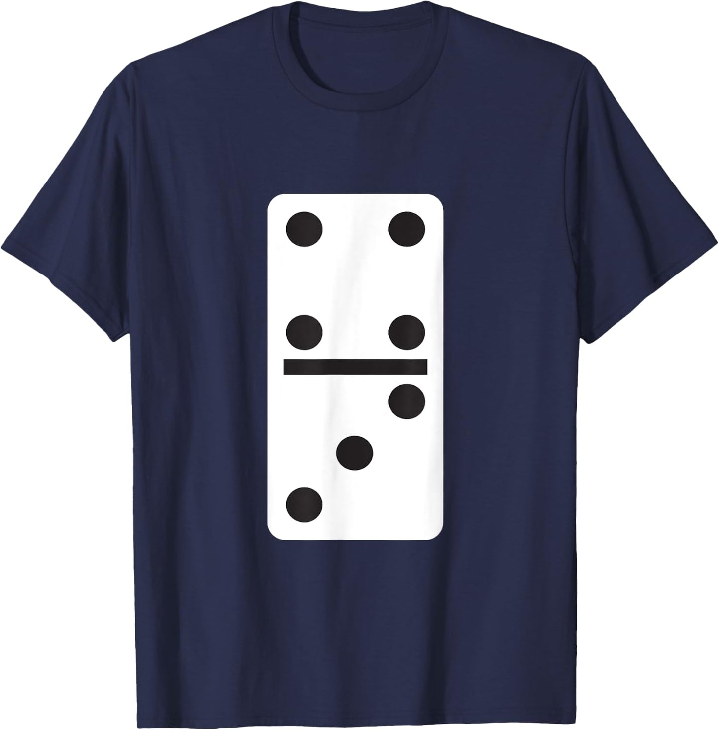 Four Three Dominoes Halloween Costume Domino Game T-Shirt - T-Shirt | Navy