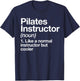 Pilates Instructor Definition Funny Trainer Gym Sports T-Shirt - T-Shirt | Navy