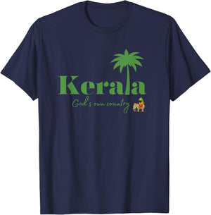 kerala God's own country T-Shirt - T-Shirt | Navy
