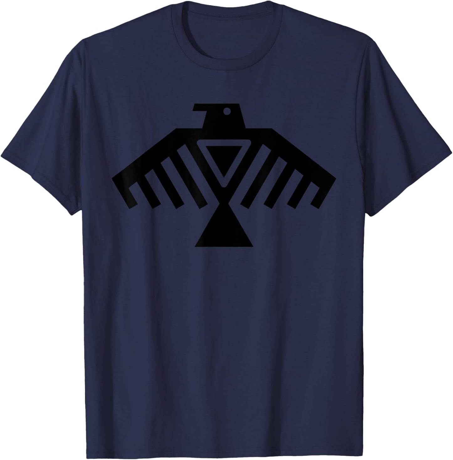 Native American Thunderbird Symbol T-Shirt - T-Shirt | Navy