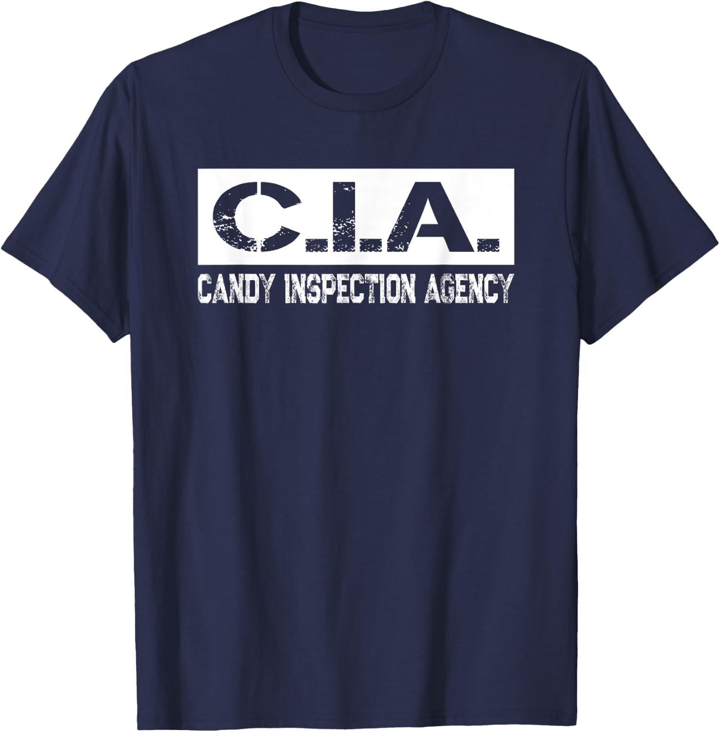 Candy Inspection Agency Matching Group Halloween Costume T-Shirt - T-Shirt | Navy