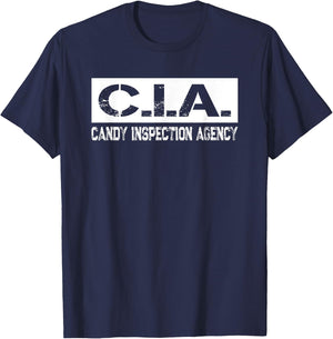 Candy Inspection Agency Matching Group Halloween Costume T-Shirt - T-Shirt | Navy