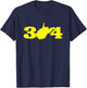 304 West Virginia Blue and Gold T-Shirt - T-Shirt | Navy
