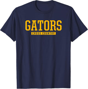 Greenwood Gators Cross Country HS T-Shirt - T-Shirt | Navy