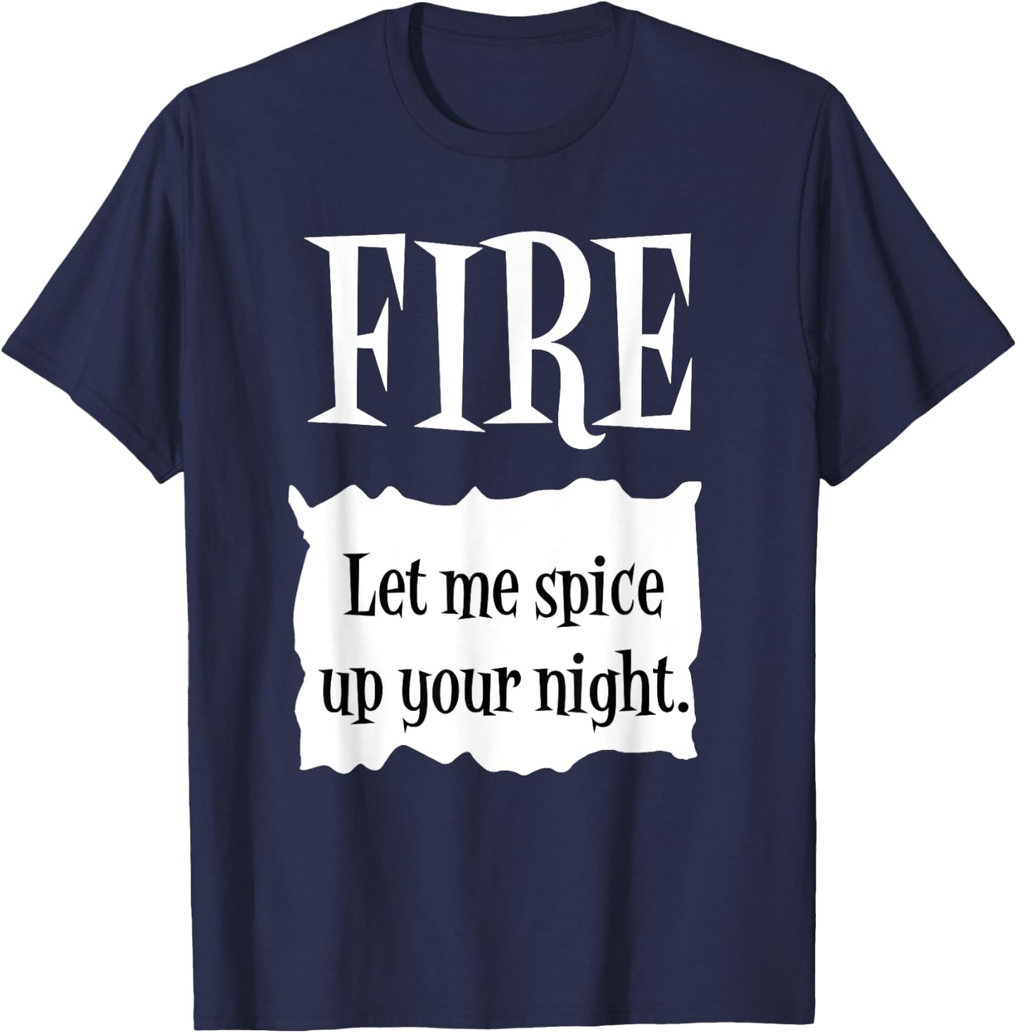FIRE - Hot Packet Halloween Taco Costume T-Shirt - T-Shirt | Navy