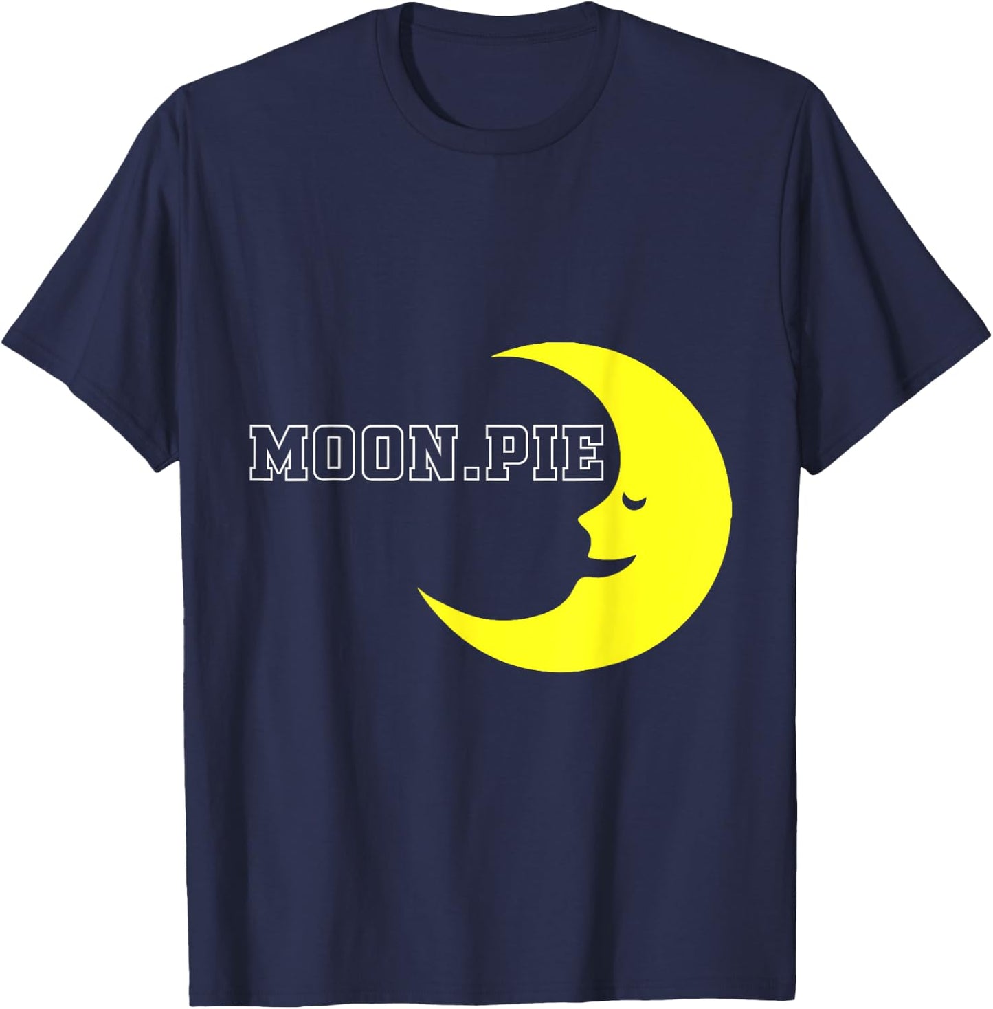 Cute Graphic - Moon Pie T-Shirt - T-Shirt | Navy