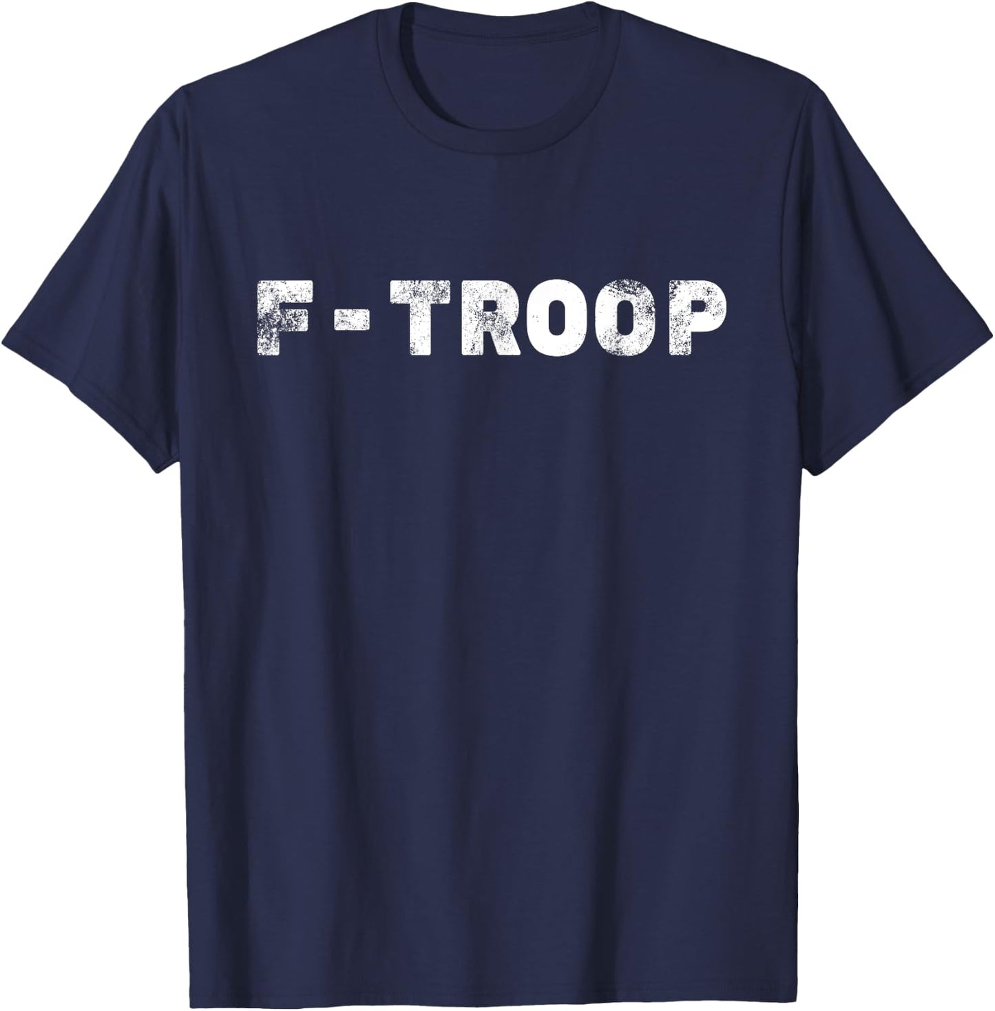 F-Troop Company - Military College Shirt - Vintage T-Shirt - T-Shirt | Navy