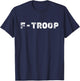 F-Troop Company - Military College Shirt - Vintage T-Shirt - T-Shirt | Navy