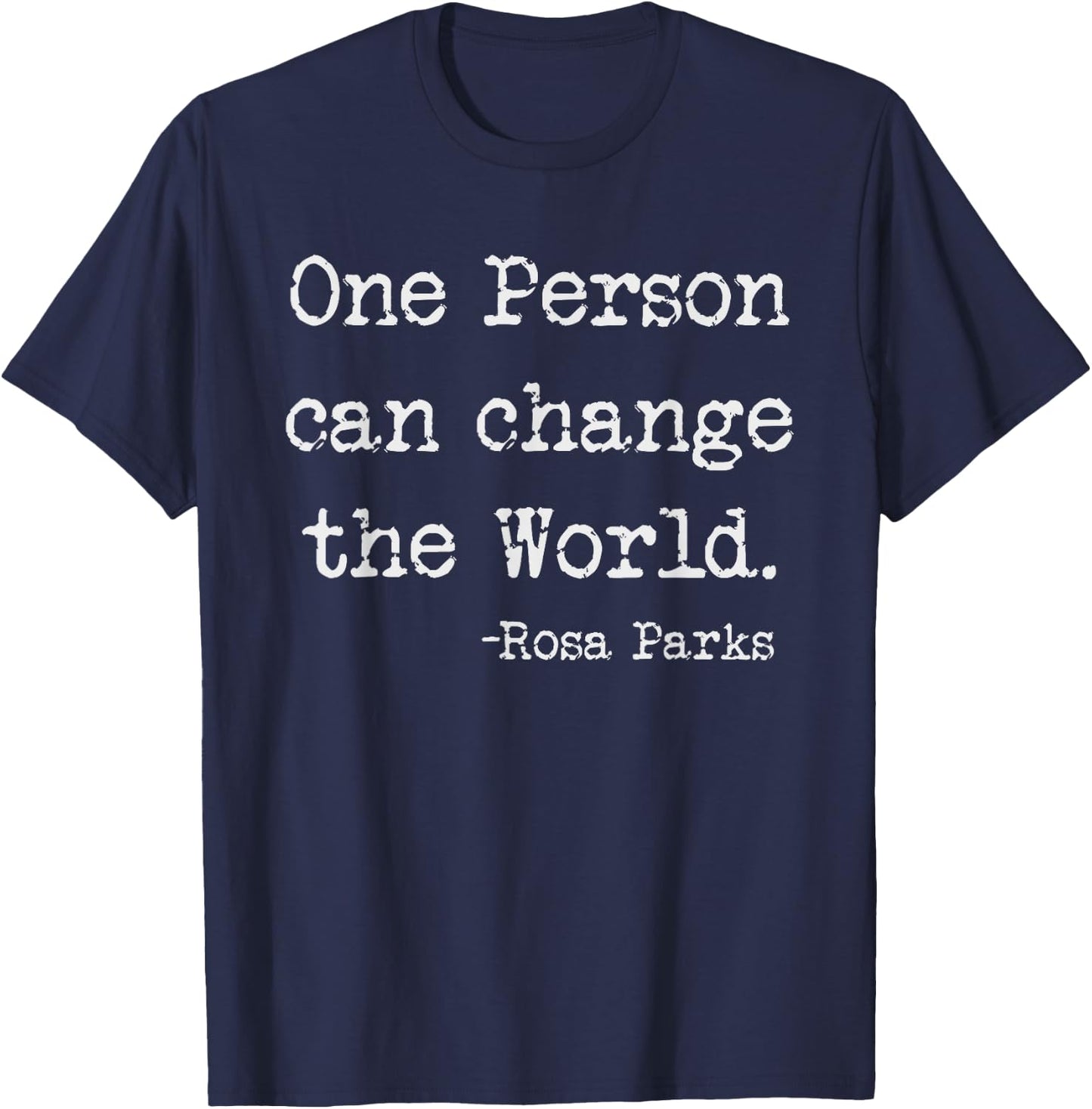 Equality Rosa Freedom Civil Rights Parks Afro Gift T-Shirt - T-Shirt | Navy