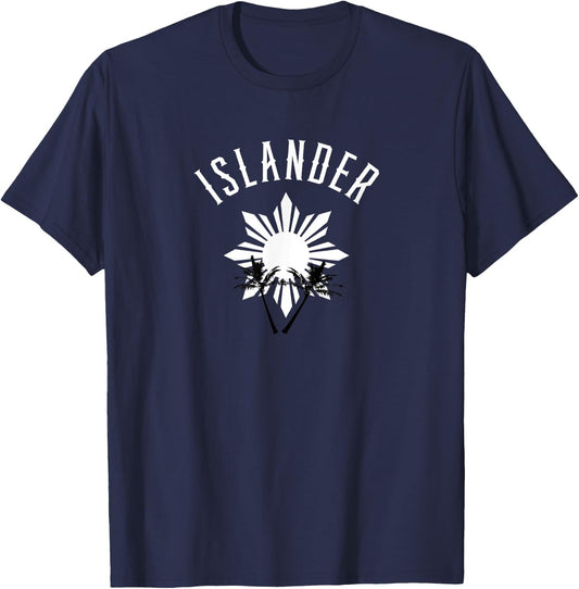 Filipino Heritage T Shirt - Hawaiian Polynesian Islander T-Shirt - T-Shirt | Navy