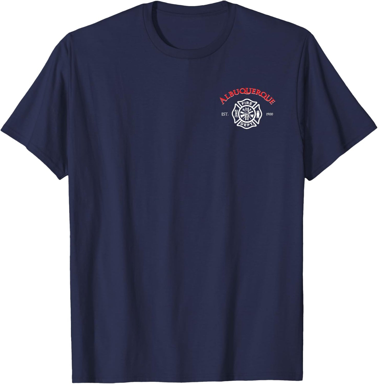 City of Albuquerque Fire Rescue New Mexico Fireman T-Shirt - T-Shirt | Navy