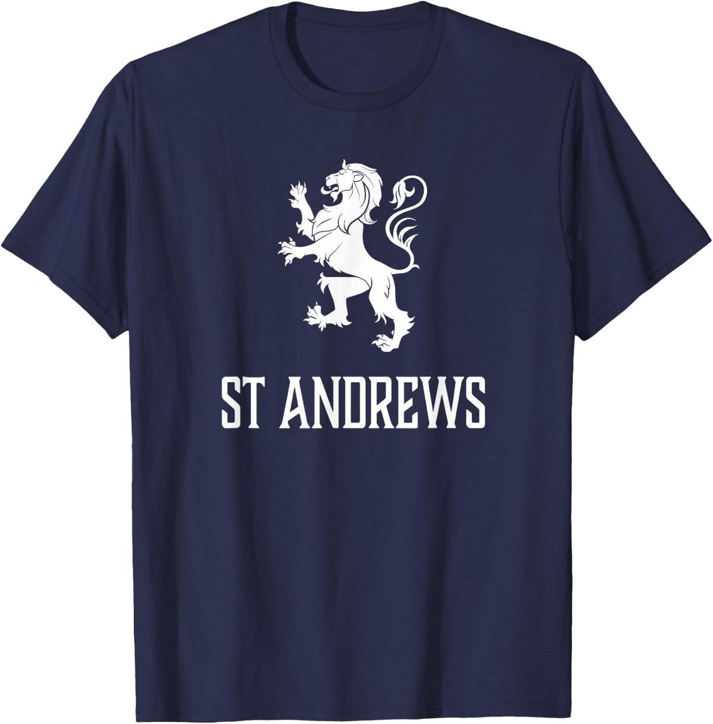 St Andrews, Scotland - Scottish Lion, Gaelic T-Shirt - T-Shirt | Navy
