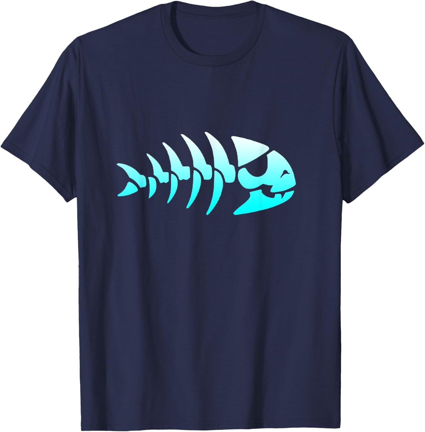 Pirate Fish Flying Spaghetti Monster FSM Pastafari T-Shirt - T-Shirt | Navy